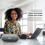 Coluna Portátil Oraimo Bluetooth com Luzes LED RGB – Preto