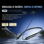 Fones de Ouvido Oraimo Bluetooth Neckband In-Ear – Preto