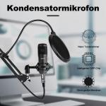 Pacote de equipamentos de podcast